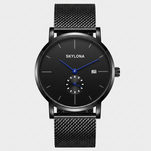 Carnival Collection Blue Men Watch Small Seconds Dial 24hours