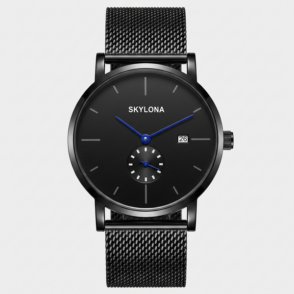 Carnival Collection Blue Men Watch Small Seconds Dial 24hours