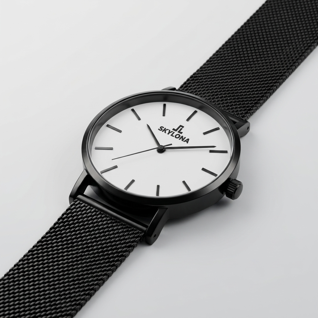 Elegance White Men’s Analog Watch