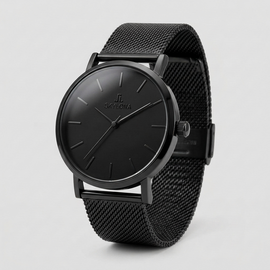 Elegance Black Men’s Analog Watch