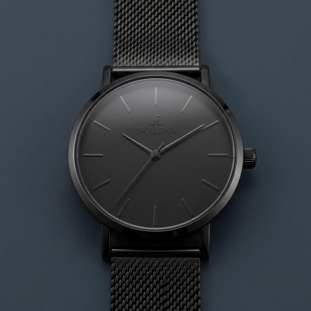 Elegance Black Men’s Analog Watch
