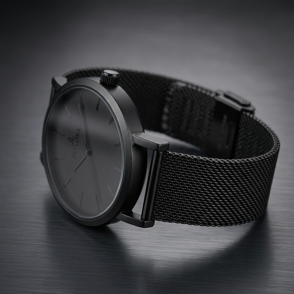 Elegance Black Men’s Analog Watch