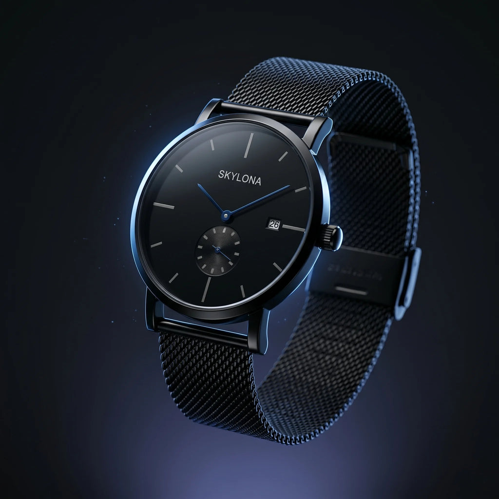Carnival Collection Blue Men Watch Small Seconds Dial 24hours