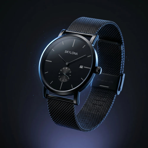 Carnival Collection Black Men Watch Small Seconds Dial 24hours