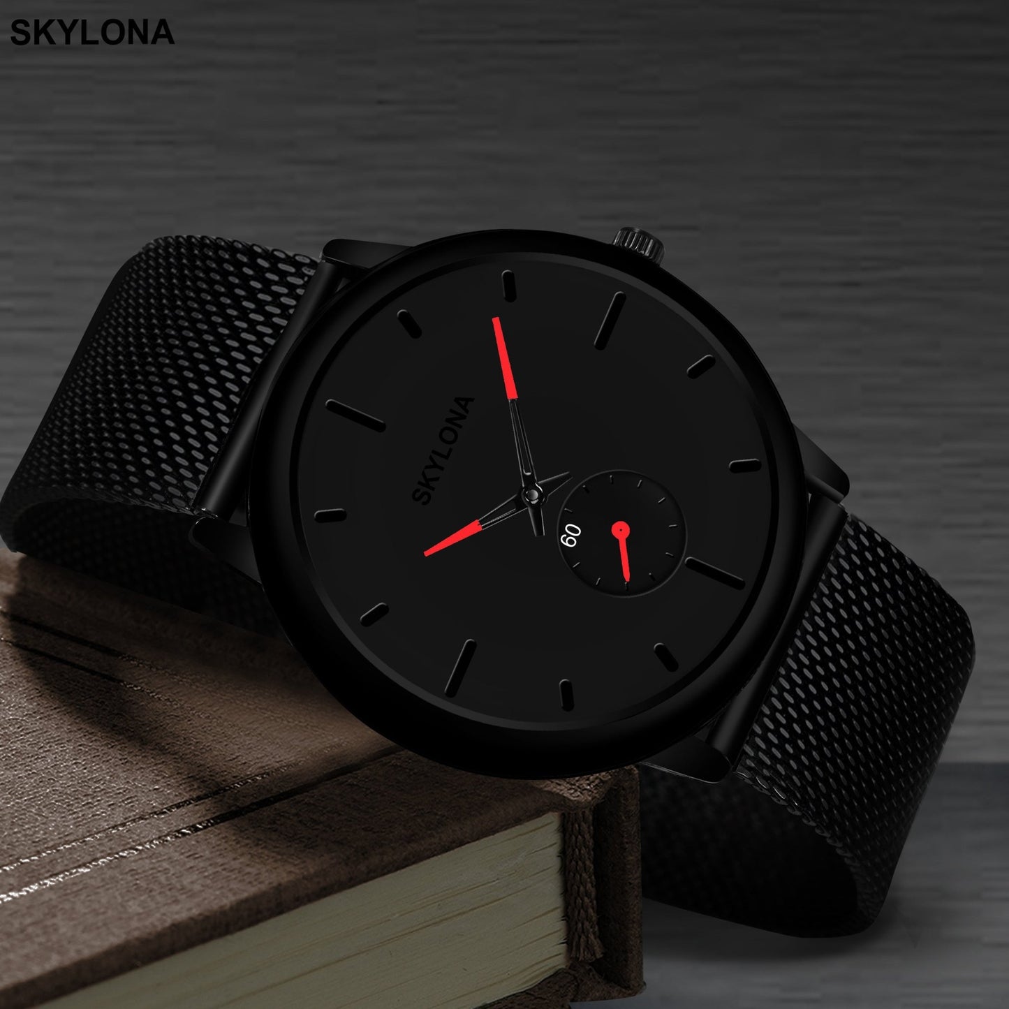 Classic Red Chronograph Watch - SKYLONA
